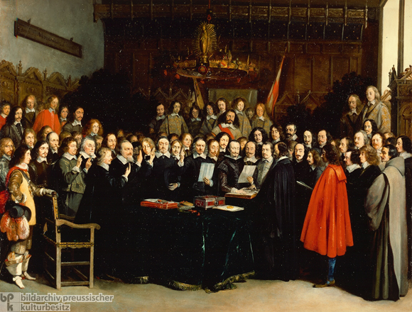 Westfälischer Friede: Beeidigung des Friedensvertrags von Münster (1648)
